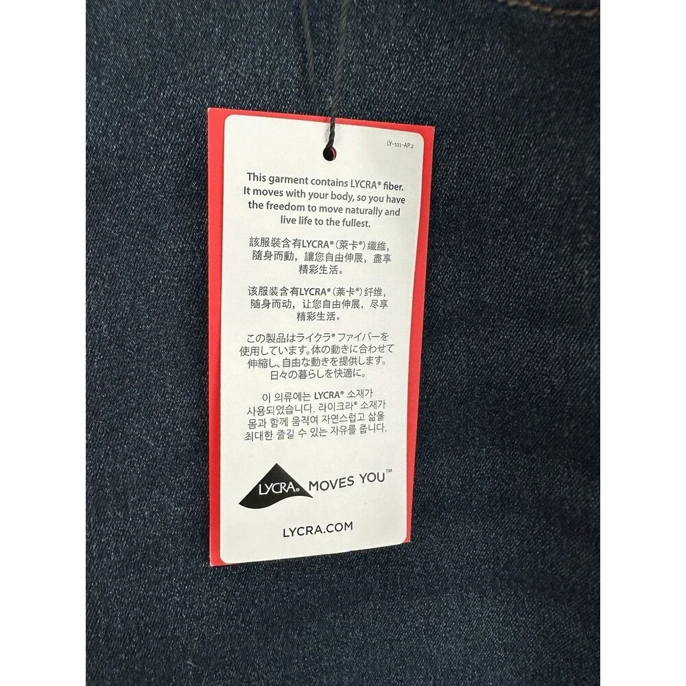 NWT McStuart New York Mens 34 Warm Bonded Thermal Lined Jeans Dark Indigo